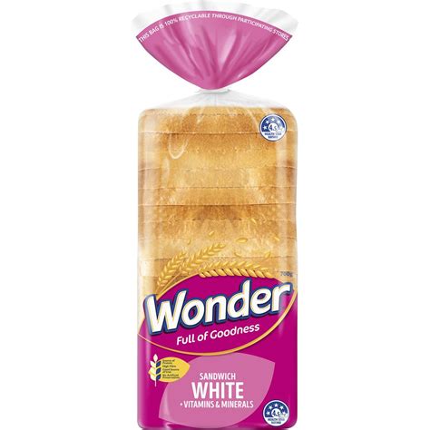 Calories In Wonder White Bread Vitamins Minerals Sandwich Calcount