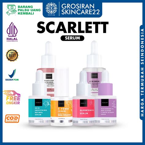 Jual Scarlett Whitening Acne Serum Brightly After Ever Serum