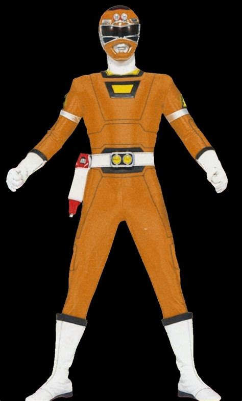 Orange Power Ranger Costume - img-cahoots