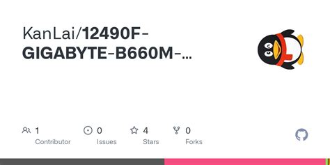 GitHub KanLai 12490F GIGABYTE B660M RX6600 EFI