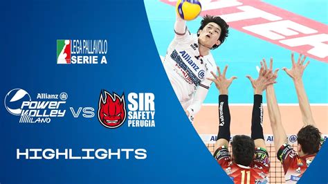 Milano Vs Perugia Highlights Superlega 22a Giornata YouTube