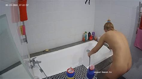 Watch Naked Girl Shana Naked Bathroom Cleaning May19 22 Naked People With Libusa Dolph In