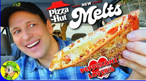 Pizza Hut® MELTS Review 🍕🧀 Pepperoni Lover's® Melt 🍕🥰🧀 | Peep THIS Out ...