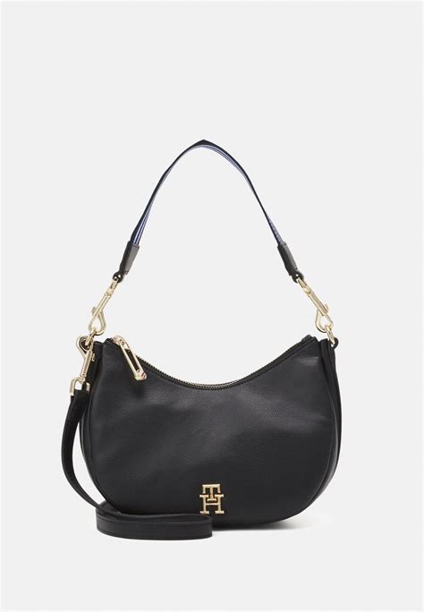 Tommy Hilfiger Life Shoulder Bag Handbag Black Uk