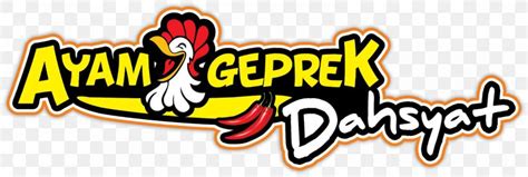 Warung Ayam Geprek Dahsyat Chicken As Food Logo Png 1600x539px