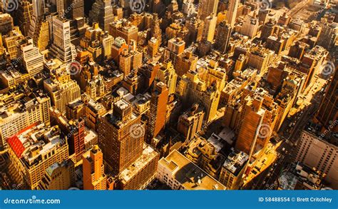 Drone view of New York stock photo. Image of aerial, city - 58488554