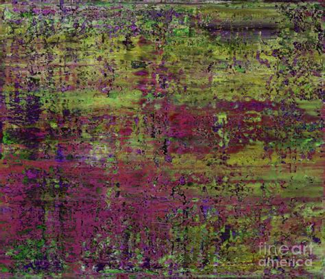 Forrest Abstract Painting Richter Inspired Painting By Green Palace