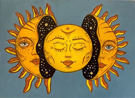 Witchy Sun Painting