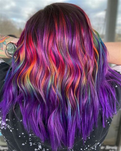 Vibrant Rainbow Babylights For Stunning Hair