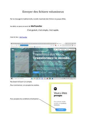 Calam O Envoyer Avec Wetransfer