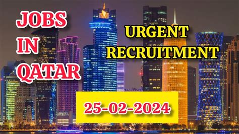 Jobs In Qatar 2024 High Salary Jobs Walk In Interview Qatar Job