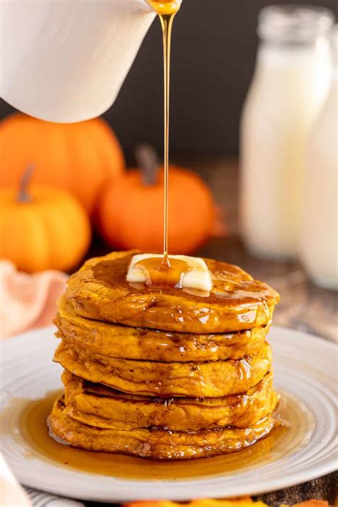 Fluffy Pumpkin Spice Pancakes Kylee Cooks