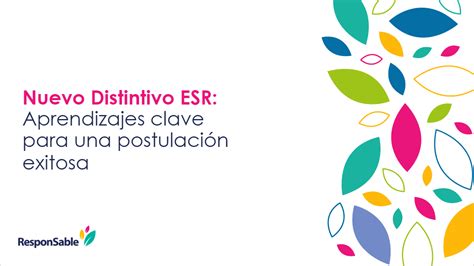 Nuevas Estrategias Para Una Postulaci N Exitosa Al Distintivo Esr