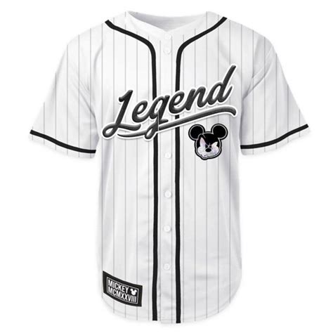 Mickey Mouse Legend Baseball Jersey Mickey Mouse Baseball Etsy