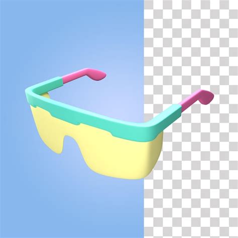 Icono 3d De Gafas De Laboratorio Archivo PSD Premium