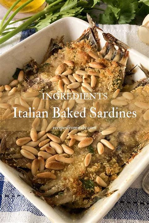 Easy Italian Baked Sardines Sarde Al Forno Recipes From Italy