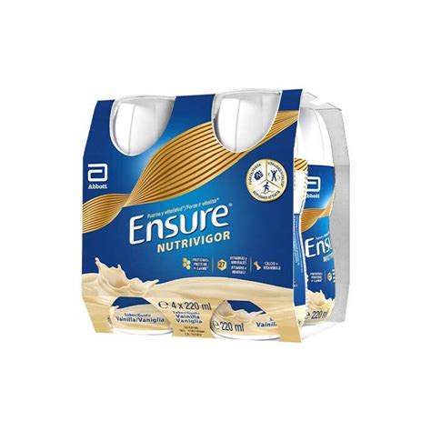 Ensure Nutrivigor Proteico Pronto Da Bere Vaniglia 4 X 220 Ml