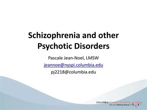 Ppt Schizophrenia And Other Psychotic Disorders Powerpoint