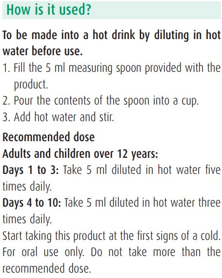 Echinaforce Hot Drink Echinacea With Black Elderberry