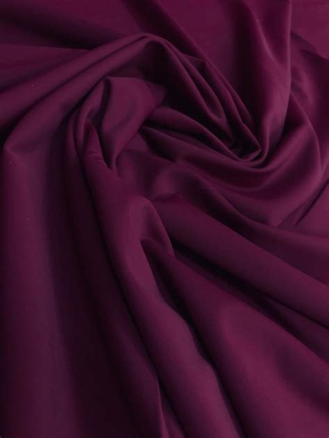 Tela Lycra Unicolor Vinotinto Nylon Lycra Spandex Fabric Four Way Stretch