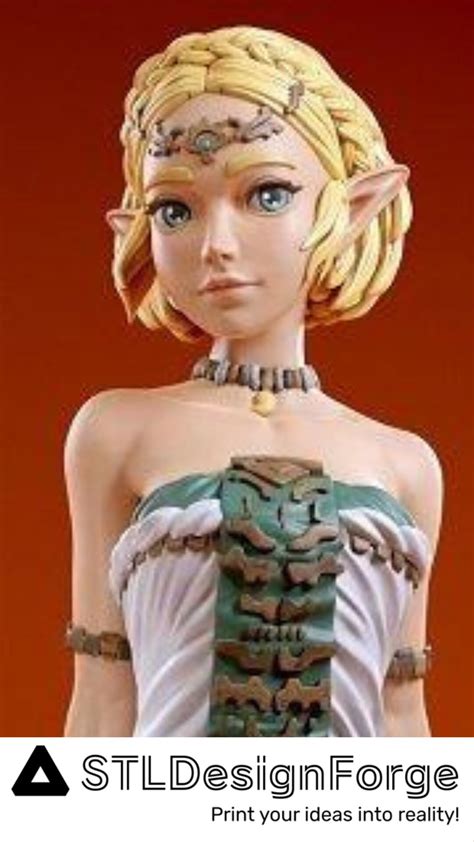 Zelda Totk Fan Art Stl File Cute Girl Stl Game Fan Art Stl 3d Printer