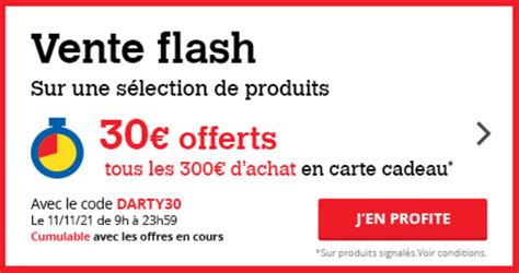 Code Promo Darty Offerts En Carte Cadeau Tous Les D Achat