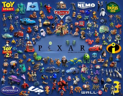 Find The Pixar Characters! | Disney pixar characters, Pixar characters, Disney characters images