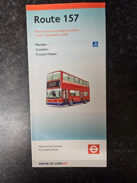 London Transport Timetable Bus Leaflet Connex London Buses Azx