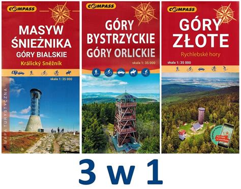 Góry Bystrzyckie Mapa Turystyczna Niska cena na Allegro pl