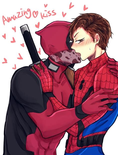 Pin By Brisahluz On Spideypool Deadpool And Spiderman Deadpool X Spiderman Spideypool