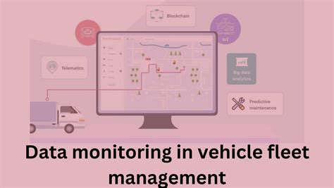 Data Monitoring In Vehicle Fleet Management