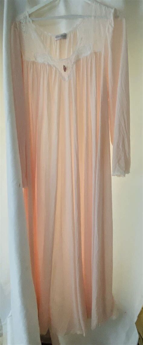 Shadowline Nightgown Blush Pink Vintage Shadowline N Gem