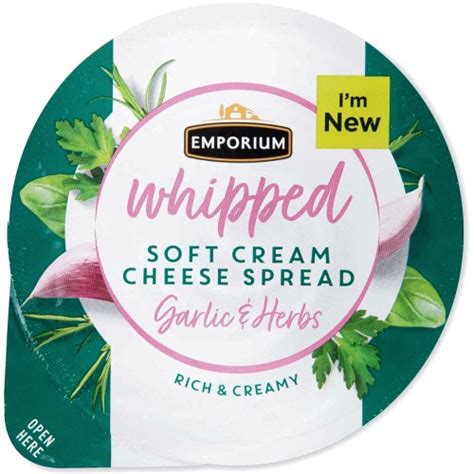 Emporium Whipped Soft Cream Garlic Herb Cheese Spread Compare