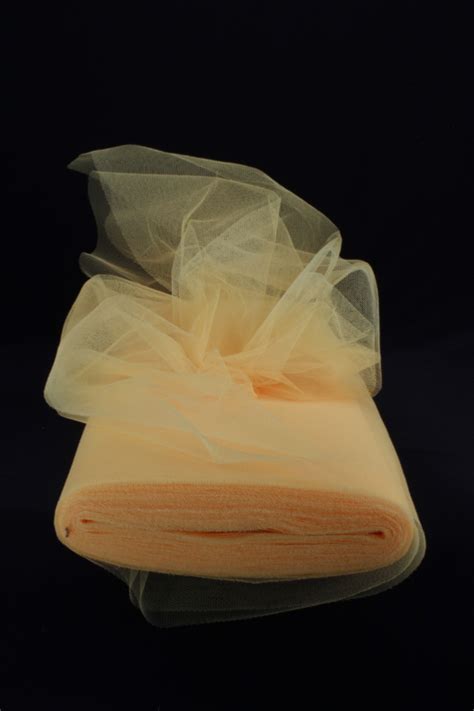 Tulle fluo Jaune Orange au mètre Tissu fluorescent