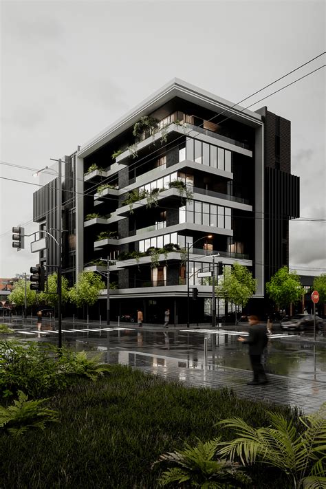 APARTMENT BUILDING CONCEPT on Behance