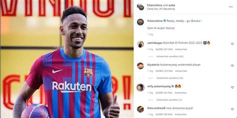 Pierre Emerick Aubameyang Unterschreibt Bei Barça