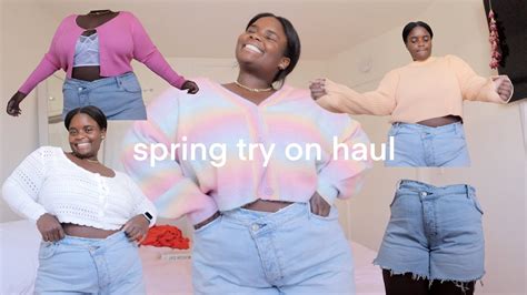 H M And Abercrombie Fitch Spring Try On Haul Youtube