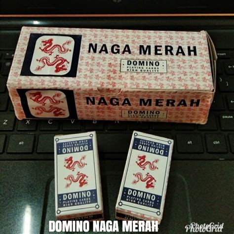 Jual Set Domino Naga Merah Kartu Gaple Kartu Domino Kertas Kartu