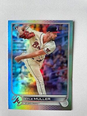 Topps Series One Kyle Muller Braves Rc Rainbow Foil Ebay