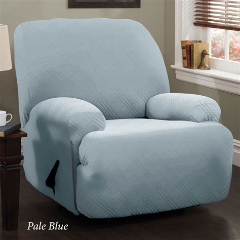 Double Diamond Stretch Jumbo Recliner Slipcovers