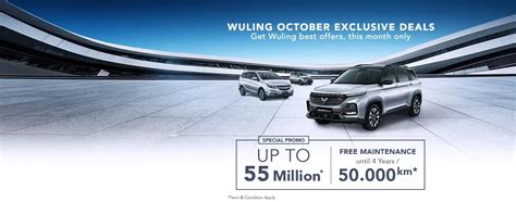 Promo Wuling Exclusive Bulan Oktober 2022 Wuling Lombok