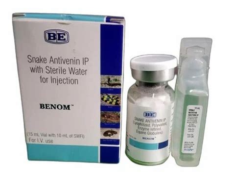 Snake Venom Antiserum Injection at ₹ 399/piece | Anti Venom Injection ...