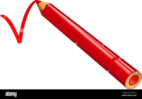 red pencil marks stock photo alamy