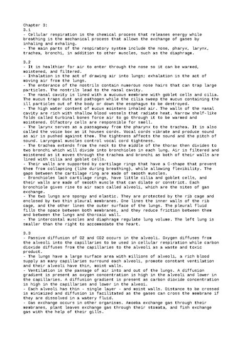 Chapter 3 Biology - summary of ch3 bio M book - Chapter 3: 3. Cellular