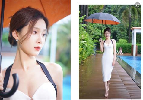 23 Year Old Wang Zixuan S Swimsuit Is So Sexy She Has Fair Skin And A