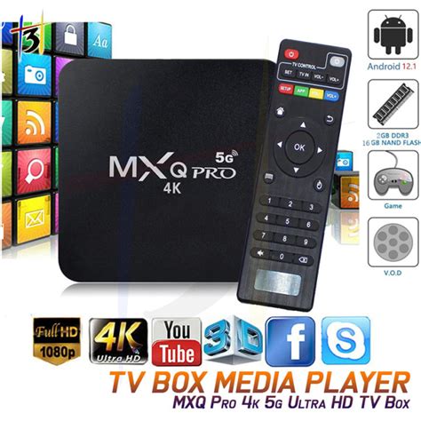 Mxq Pro 4k 5g Ultra Hd Tv Box 64gb512gb Quad Core Android 121 Latest