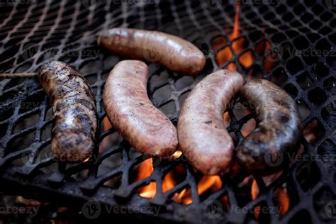 Bratwurst Grilling 1399599 Stock Photo at Vecteezy