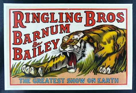 Circus Posters Vintage Ringling Bros Barnum And Bailey Circus Posters