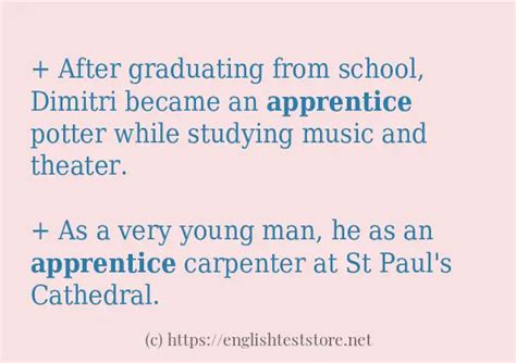 Apprentice Use In Sentences Englishteststore Blog