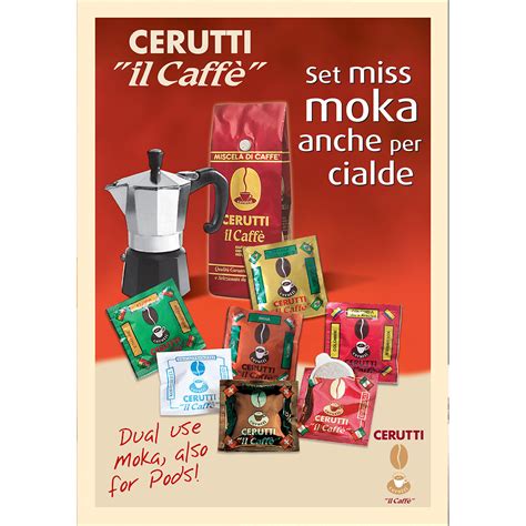 Cofanetto Regalo Miss Moka Set Tazze Linea Bordeaux Cerutti Il